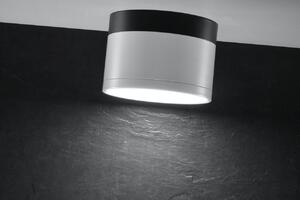 CLX LED stropní moderní osvětlení EMILIA-ROMAGNA, 9W, denní bílá, 6,4x8,8cm, kulaté, bíločerné 2273631