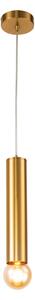 CLX Závěsné moderní osvětlení MONFALCONE, 1xE27, 40W, 30x6cm, zlaté 50101230