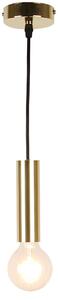 CLX Závěsné moderní osvětlení LAZIO, 1xE27, 40W, 14,2x9cm, zlaté 50101034