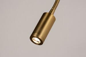 Nástěnné designové LED svítidlo Fibie Gold (LMD)