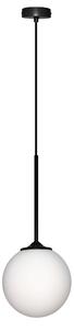 CLX Moderní závěsné osvětlení CASTEL GANDOLFO, 1xE27, 40W, 18cm, kulaté, černé 50101283
