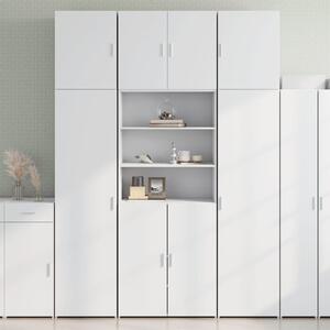 Skříň highboard bílá 80 x 42,5 x 249 cm kompozitní dřevo 3281357