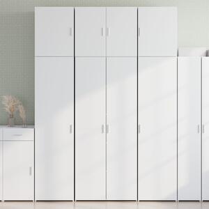 Skříň highboard bílá 80 x 42,5 x 249 cm kompozitní dřevo 3281364
