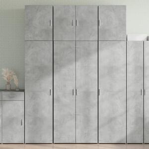 Skříň highboard betonově šedá 80x42,5x249 cm kompozitní dřevo 3281367