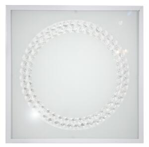 CLX LED nástěnné / stropní osvětlení ALBA, 16W, studená bílá, 29x29, hranaté, velký kruh, bílé 10-60648