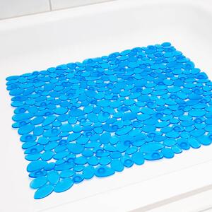 Protiskluzová podložka do sprchy, modrá