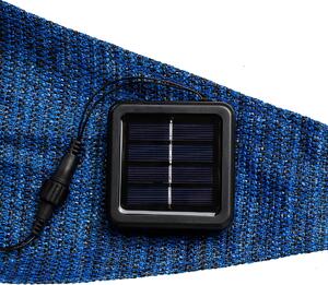 Haushalt international Stínící plachta UV 50 s LED diodami, trojúhelník