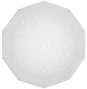 CLX LED přisazené stropní světlo s efektem noční oblohy ASTURIAS, 10W, studená bílá, 34cm, bílé 13-62079