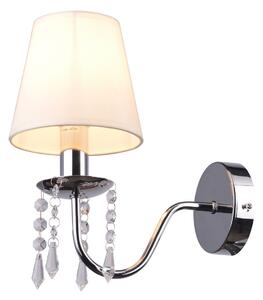 CLX Moderní nástěnná lampa CASTELFRANCO VENETO, 1xE14, 40W, béžová 21-58706
