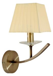 CLX Nástěnná lampa EXTREMADURA, 1xE14, 40W, patina 21-84012