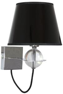 CLX Nástěnná moderní lampa SALAMANCA, 1xE14, 40W, černozlatá 21-29508