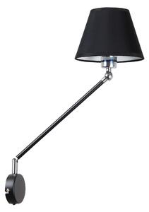 CLX Flexibilní nástěnná lampa CATANIA, 1xE27, 40W, černá 21-73891