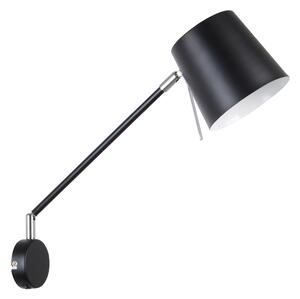 CLX Flexibilní nástěnná lampa BRINDISI, 1xE27, 40W, černá 21-73914