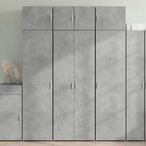 Skříň highboard betonově šedá 70x42,5x185 cm kompozitní dřevo 3281423