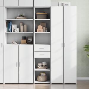 Skříň highboard bílá 40 x 42,5 x 185 cm kompozitní dřevo 3281441