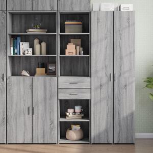 Skříň highboard šedá sonoma 45 x 42,5 x 185 cm kompozitní dřevo 3281453