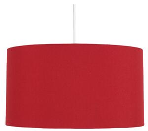 CLX Závěsné moderní osvětlení MILAZZO, 1xE27, 60W, 40cm, kulaté, červené 31-06158