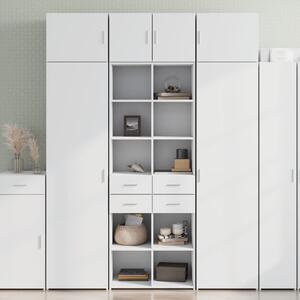 Skříň highboard bílá 70 x 42,5 x 185 cm kompozitní dřevo 3281462