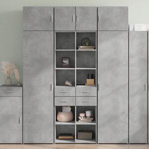 Skříň highboard betonově šedá 70x42,5x185 cm kompozitní dřevo 3281465