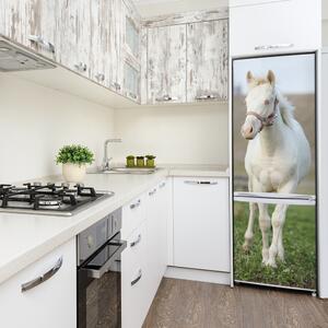 Foto tapeta na ledničku Kůň albín FridgeStick-70x190-f-51207060
