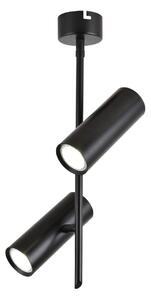 CLX Moderní závěsné LED osvětlení EMILIA-ROMAGNA, 2x5W, denní bílá, černé 32-76267