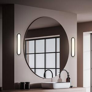 Briloner LED koupelnové světlo nástěnné Pil, černé, šířka 35 cm, plast, Černá, Koupelna, Plast, Moderní