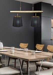CLX Moderní závěsné osvětlení nad jídelní stůl RUVO DI PUGLIA, 2xE27, 60W, patina 32-53558