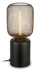 Briloner Stolní lampa Rist, černá, výška 22 cm, kov, Černá, Obývací pokoj / jídelna, kov, Moderní