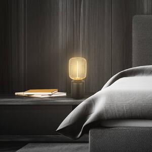 Briloner Stolní lampa Rist, černá/zlatá, výška 22 cm, kov, Černá, Obývací pokoj / jídelna, kov, Moderní