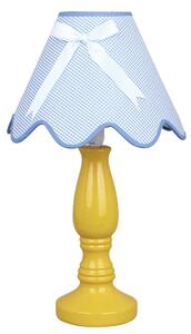 CLX Dětská stolní lampička VENTIMIGLIA, 1xE14, 40W, modrožlutá 41-63489