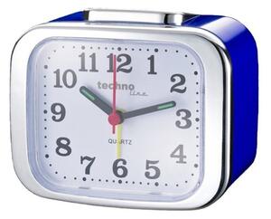 Analogový budík Modell XL blue