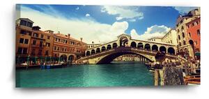 Sablio Obraz Ponte di Rialto - 110x50 cm
