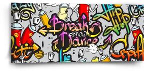 Sablio Obraz Graffiti - 110x50 cm