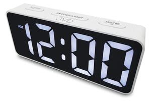 JVD SB524.3 - Stále svítící budík s napájením adaptérem nebo na baterie
