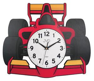 JVD HJ116 - Dětské hodiny s tichým chodem a motivem formule
