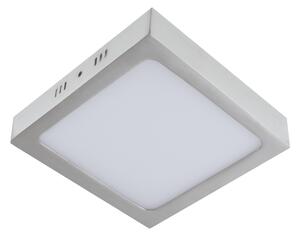 LED přisazené svítidlo Martin 24W IP20 čtverec stříbrné 2800 lm 4000K