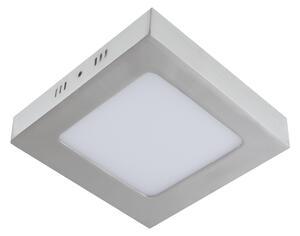 LED přisazené svítidlo Martin 6W IP20 čtverec stříbrné 580 lm 4000K
