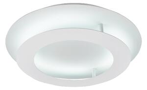 CLX Moderní stropní LED osvětlení GIOIA DEL COLLE, 18W, teplá bílá, 40cm, kulaté, bílé 98-66183