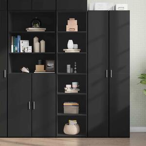 Skříň highboard černá 45 x 41 x 185 cm kompozitní dřevo 3281674