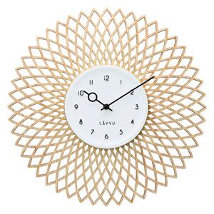 LAVVU LCS4100 - Dřevěné designové hodiny s plynulým chodem CHIC 38cm