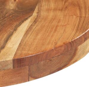 Barový stůl Dansey - kulatý - masivní akáciové dřevo | Ø50x110 cm