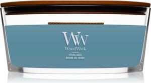 Woodwick Terra Haze vonná svíčka s dřevěným knotem (hearthwick) 453 g