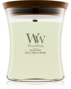 Woodwick Solar Haze vonná svíčka s dřevěným knotem 275 g