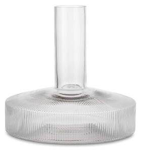 Skleněná karafa Ripple Wine "Clear" ferm LIVING