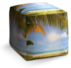 Sablio Taburet Cube Pláž - 40x40x40 cm