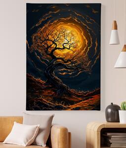 Obraz na plátně - Strom života Světelná brána FeelHappy.cz Velikost obrazu: 140 x 210 cm