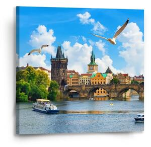 Sablio Obraz Praha Karlův most 2 - 50x50 cm