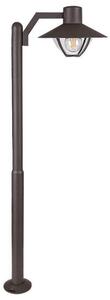 RABALUX Venkovní stojací lampa ALMADA, 1xE27, 10W, 103cm, hnědá, IP44 007886