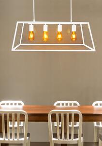 PLX Designové závěsné osvětlení nad jídelní stůl NORTH LAS VEGAS, 4xE27, 60W, bílé 307163