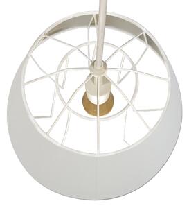 PLX Moderní závěsné osvětlení CORPUS CHRISTI, 1xE27, 60W, bílostříbrné 307255